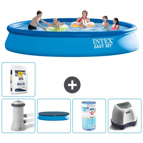 Piscina Fuori Terra - In Giro - 457x84 Cm - Blu - Include Accessori Coordinati A1182 - Foto 1