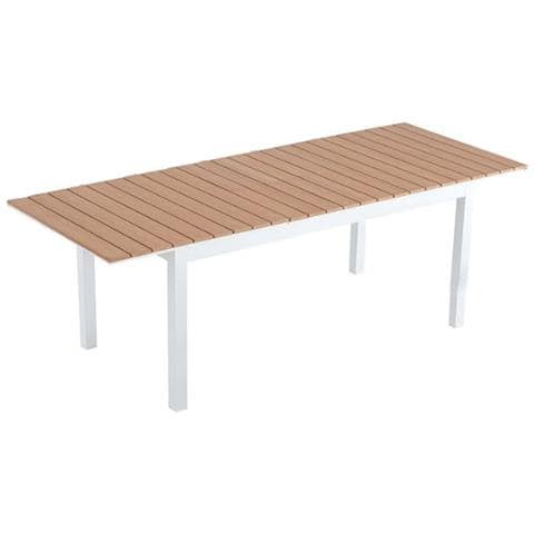 Madeira Tavolo Da Giardino Allungabile A 8 Posti In Alluminio E Legno - Foto 1