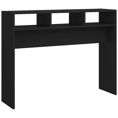 Lusso Casadino -  Tavolino Consolle Nero 105x30x80 Cm In Legno Multistrato - Foto 1