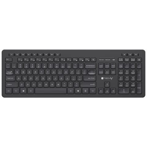 ICTWC006-US tastiera Casa /ufficio RF Wireless QWERTY Inglese US Nero - Foto 1