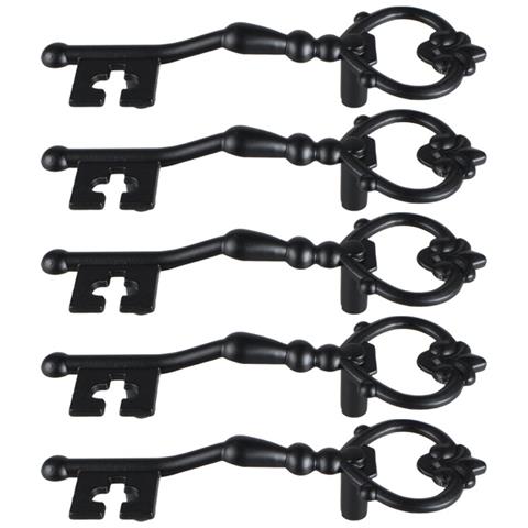 Maniglie Per Cassetti E Armadietti In Lega Di Zinco, Confezione Da 5 Black - Foto 1