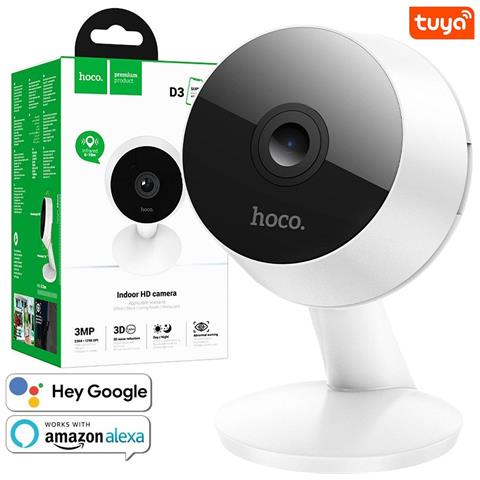 Hoco D3 Telecamera Di Sicurezza Ip Wifi Full Hd Da Interno Vocale Infrarossi - Foto 1