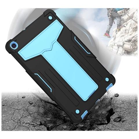 Custodia Per Samsung Galaxy Tab A 10.1"" Armored Con Supporto Blu - Foto 2