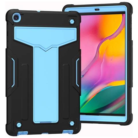Custodia Per Samsung Galaxy Tab A 10.1"" Armored Con Supporto Blu - Foto 1