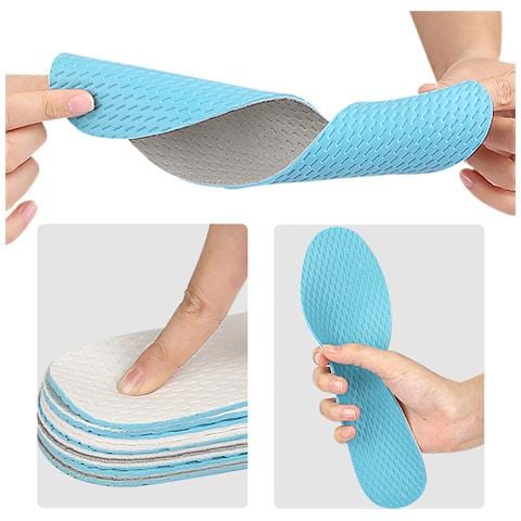 Solette In Lattice Grigio Taglia 43-44: Traspiranti, Ammortizzanti E Ritagliabili E - Foto 1