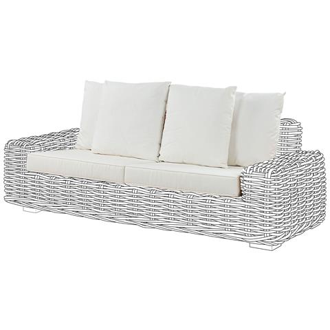 Set Di Copricuscini Per Esterni Forli Bianco - Foto 2