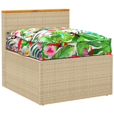 Cuscino per seduta pallet Floral Multicolore 70 x 70 x 12 cm - Foto 2