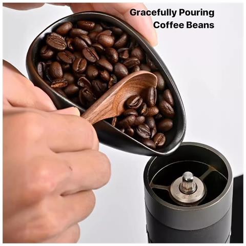 Set Tazza Dosatrice Per Chicchi Di Caffè - Vassoio Di Misurazione E Flacone Spray Per Espresso Black - Foto 4