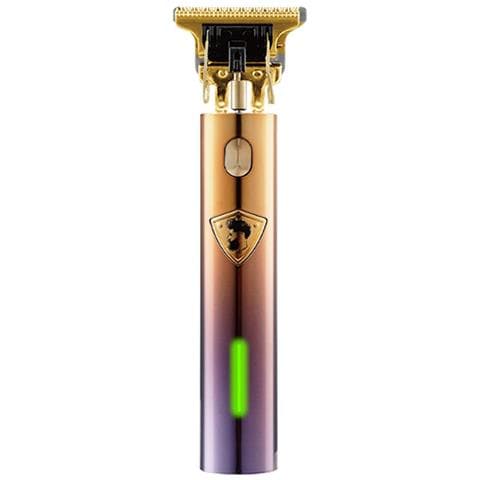 Tagliacapelli Elettrico Oro Rosa Viola Ricaricabile Usb Senza Fili - Foto 1