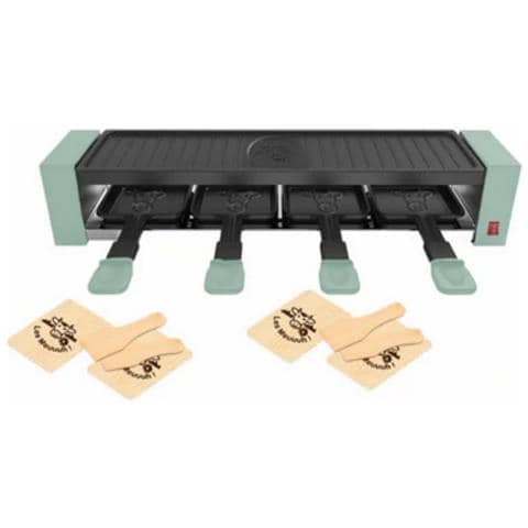 Macchina Per Raclette Per 4 Persone, 800w + Grill - 8943 - Foto 1