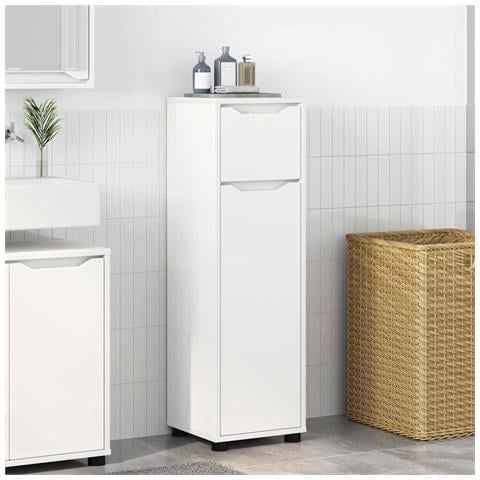 Mobile da Bagno Bianco 30,5 x 30 x 101 cm Legno multistrato - Foto 2