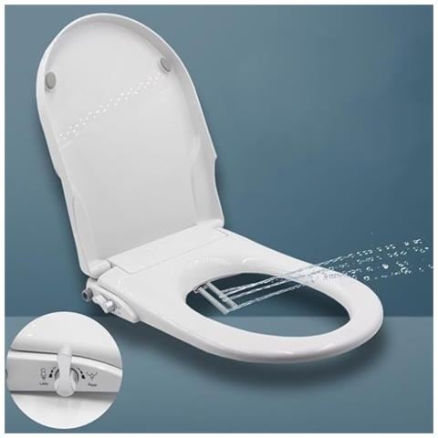 Sedile Wc Intelligente A Forma Di V (standard Ue 3/8) Bidet Non Elettrico - Foto 7
