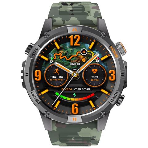 Smartwatch Multifunzionale Con Monitoraggio Frequenza Cardiaca, Pressione Sanguigna E Sonno Compatibile Con L'app Gloryfit Green - Foto 2