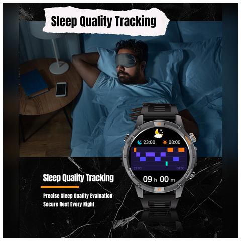 Smartwatch Multifunzionale Con Monitoraggio Frequenza Cardiaca, Pressione Sanguigna E Sonno Compatibile Con L'app Gloryfit Green - Foto 7
