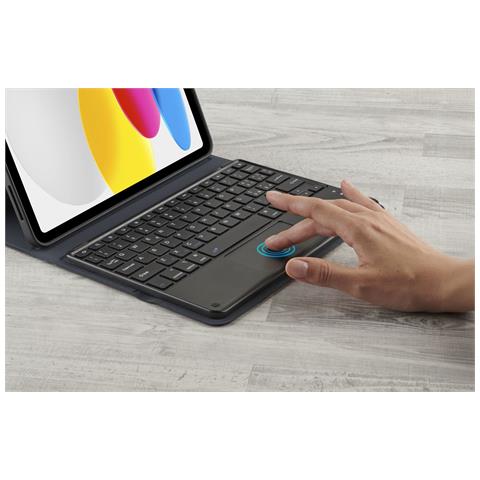 Keymag Case Custodia con tastiera wireless per iPad 11" con layout italiano QWERTY, attacco magnetico, supporto regolabile. Protezione a 360° e slot porta penna integrato. - Foto 2