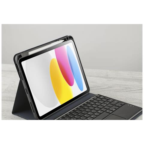 Keymag Case Custodia con tastiera wireless per iPad 11" con layout italiano QWERTY, attacco magnetico, supporto regolabile. Protezione a 360° e slot porta penna integrato. - Foto 5