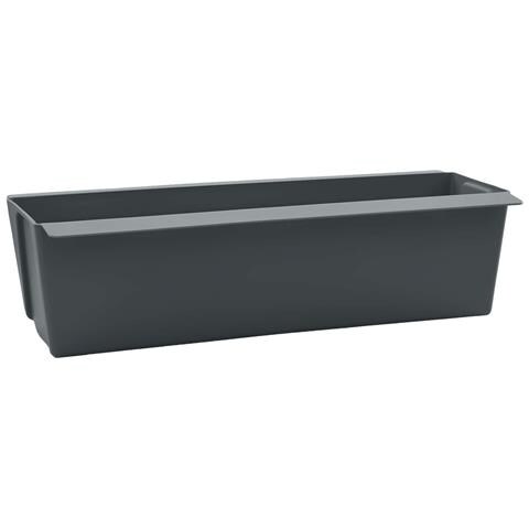 Fioriere per Euro pallet 24 pcs Grigio 36 x 13,5 x 9,5 cm - Foto 1