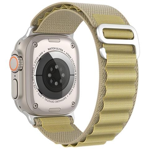 Cinturino Orologio per Apple Watch - Poliestere, Marrone - Foto 1