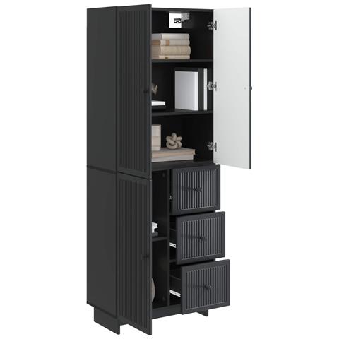 Set di armadi 2 pcs 66 x 34,5 x 90 cm Legno ingegnerizzato - Foto 2