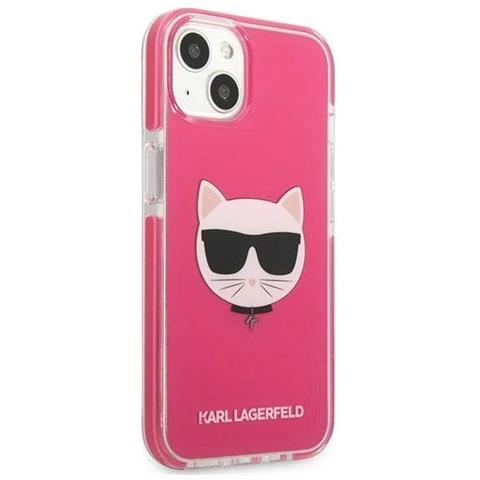 Custodia Karl Lagerfeld Choupette Head Per Iphone 13 Mini - Fucsia - Foto 1