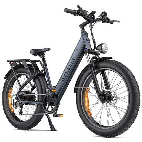 E26 ST Bicicletta elettrica EPAC conforme EN 15194 per spostamenti quotidiani ed escursioni, cambio Shimano 7 marce, display LCD, portapacchi posteriore, autonomia circa 140 km, colore nero - Foto 1