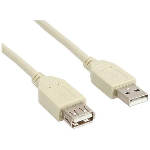 5m USB 2.0, Maschio / femmina, 5m, Nichel, USB A - Foto 2
