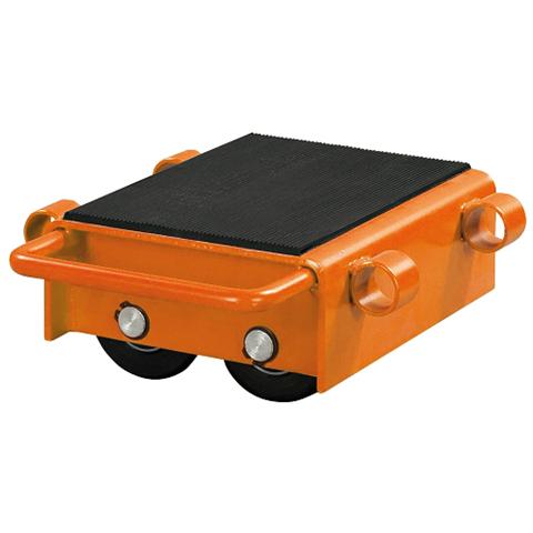 Pattini A Rulli Regolabili Modello VTR 6 - Portata 6 T - Kit 2 Pezzi - Foto 2