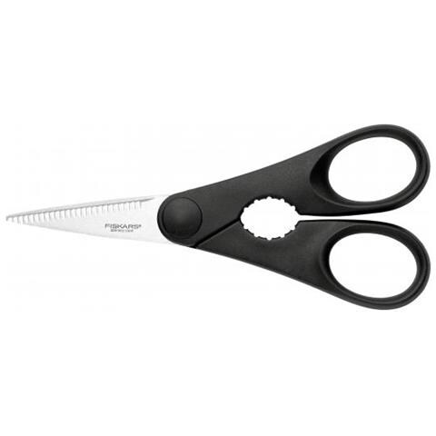 1023820 Forbici Da Cucina 20 Cm Nero, Acciaio Inossidabile Universale - Foto 1