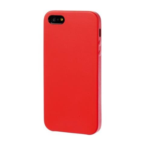 Skin, Cover In Similpelle - Apple Iphone 5 / 5s / Se - Rosso - Foto 2