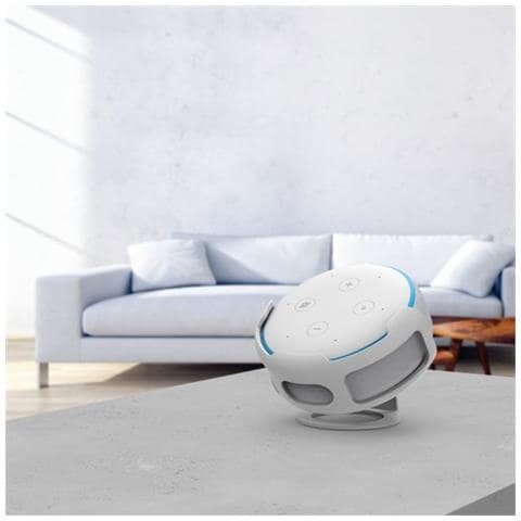 Supporto da Tavolo per Amazon Echo Dot (3. Generation) Bianco - Foto 2