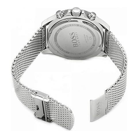 Chronograph Orologio Uomo Quarzo Acciaio Inox Con Cinturino In 1513701 - Foto 5