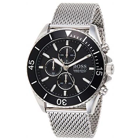 Chronograph Orologio Uomo Quarzo Acciaio Inox Con Cinturino In 1513701 - Foto 1