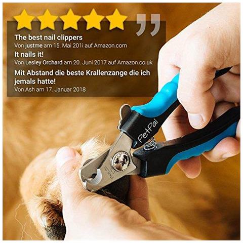Nail Clippers Petpl Professionali Per Cani Gatti - Claw Forbici In Qualit Del Salone Con Carter Di Protezione Blocco Di Sicurezza E Ottimizzate Lamette - Perfetto Per La Vostra Amata Animali Uccelli Roditori Conigli - Foto 2