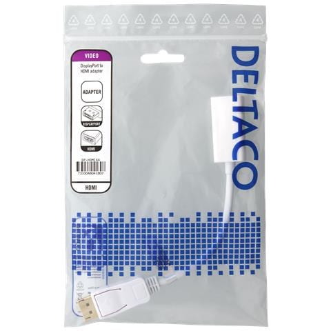 DP-HDMI44 cavo e adattatore video 0,2 m DisplayPort HDMI tipo A (Standard) Bianco - Foto 2