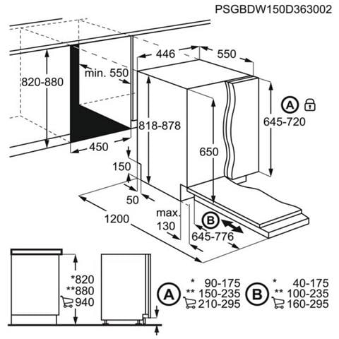Lavastoviglie 45cm 9c 44db A++ Completamente Integrata - Fse62417p - Foto 3