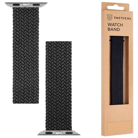 Cinturino S 779s Originale Braided String Per Apple Watch 1-2-3-4-5-6-7-se 42 44 45mm Black - Foto 1