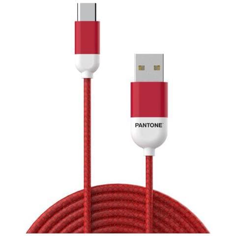 Pantone Cavo Usb A - Usb C Colore: Rosso - Foto 1