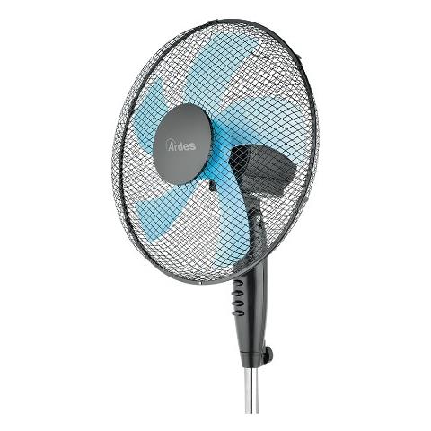 Ventilatore a Piantana STEELO 40PN con 5 Pale Diametro 40 cm Potenza 50 Watt Colore Nero - Foto 4