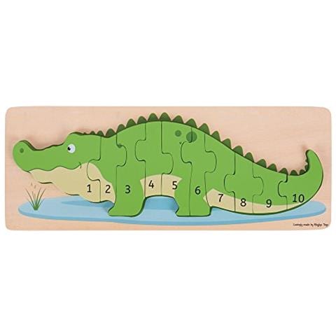 Puzzle Con Numeri Di Coccodrillo - Foto 1