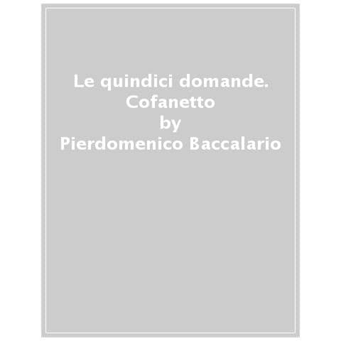Pierdomenico Baccalario - Le quindici domande. Cofanetto - Foto 1