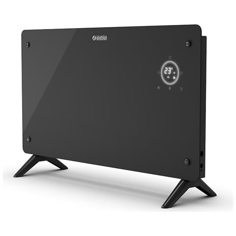 Termoconvettore a Vetro Splendid con Termostato Timer Volume Riscaldabile Fino a 60 m³  Wi-Fi Integrato Potenza 2000 W Colore Nero - Foto 1