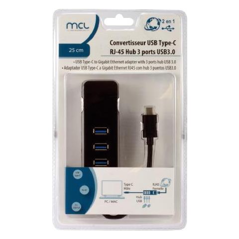 USB3C-125H3/C scheda di rete e adattatore Ethernet 1000 Mbit /s - Foto 5