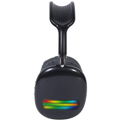 BHP-LED-02-BK cuffia e auricolare Wireless A Padiglione Musica e Chiamate Bluetooth Nero, Grigio - Foto 6