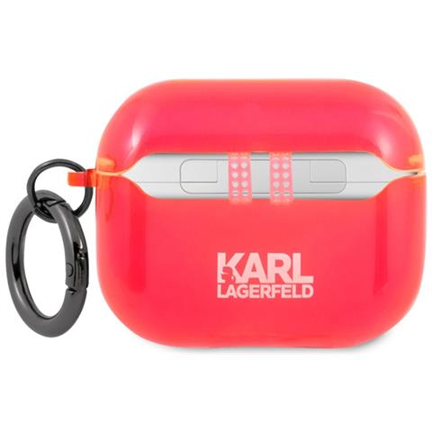 Cover Per Airpods Pro Choupette Traslucida In Silicone, Fucsia - Foto 2