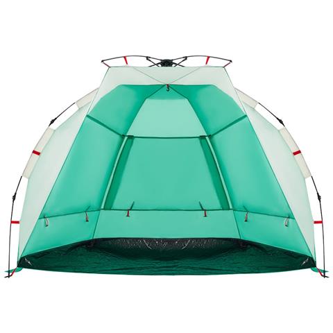 Tenda da Spiaggia 2 Persone Verde Rilascio Rapido Impermeabile - Foto 2