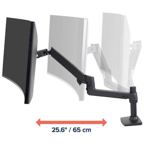 Lx Series 45-608-224 Supporto Da Tavolo Per Tv A Schermo Piatto 86,4 Cm (34"") Nero Scrivania - Foto 2