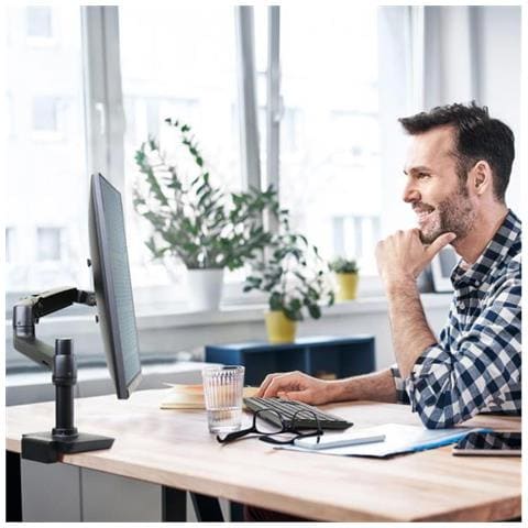 Lx Series 45-608-224 Supporto Da Tavolo Per Tv A Schermo Piatto 86,4 Cm (34"") Nero Scrivania - Foto 3