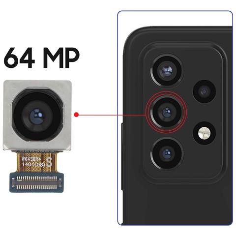 Fotocamera Posteriore Principale 64mp Per Samsung A72, A52 E A52s - Foto 2