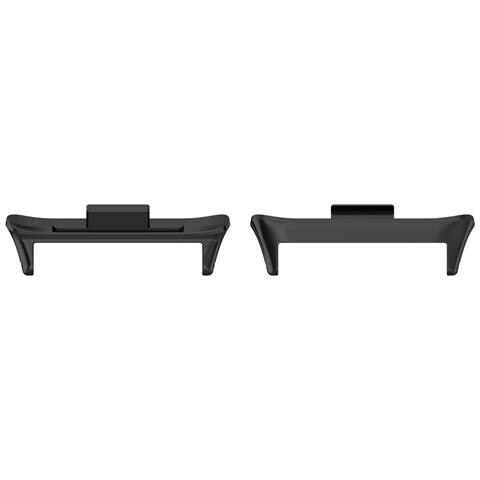 Cinturino In Acciaio Inossidabile Argentato Per Xiaomi Mi Band 9 Pro / 8 Pro /redmi Watch 4 Black 20 Mm - Foto 1