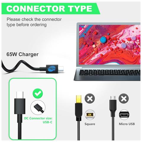 Alimentatore Caricatore 65w Usb-c Type-c 5v 9v 15v 20v Smartphone Tablet - Foto 5